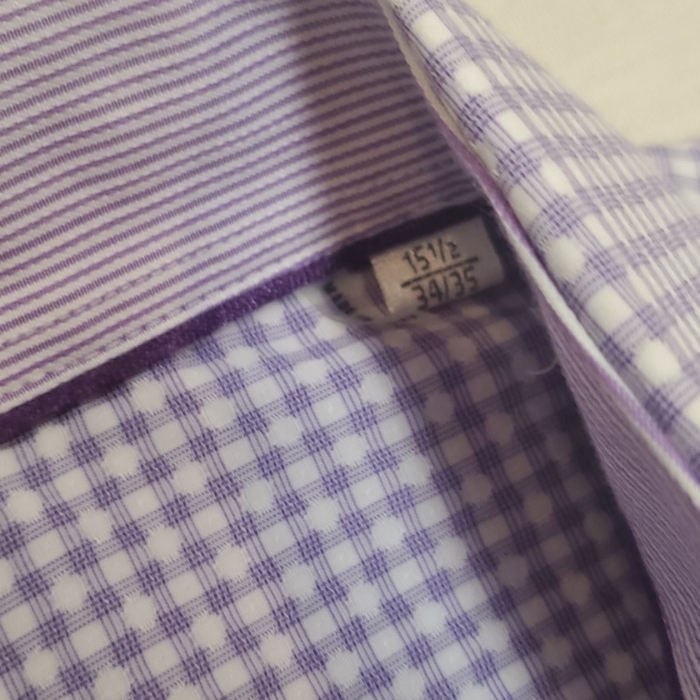 Bugatchi Button Down 15.5/ - Picture 4 of 6